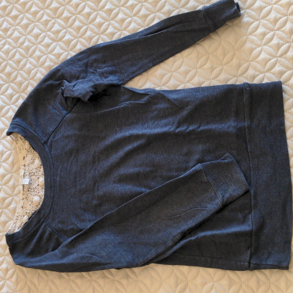 Sweater with Back Lace Detail